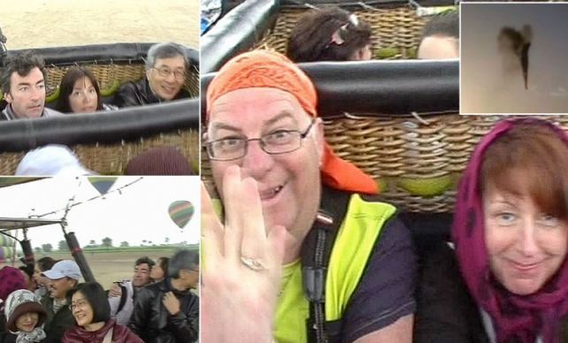 Senyuman Sebelum Ajal Menjemput di Balon Udara yang Jatuh di Mesir